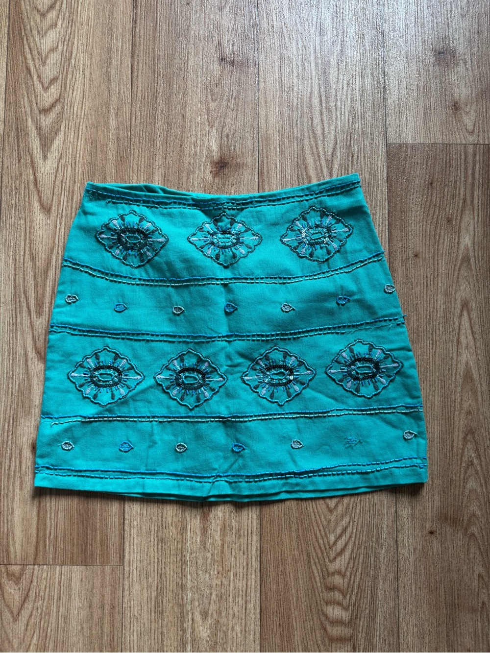 Zara beaded mini skirt